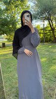 Slip dress gray