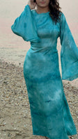 Tie dye blue