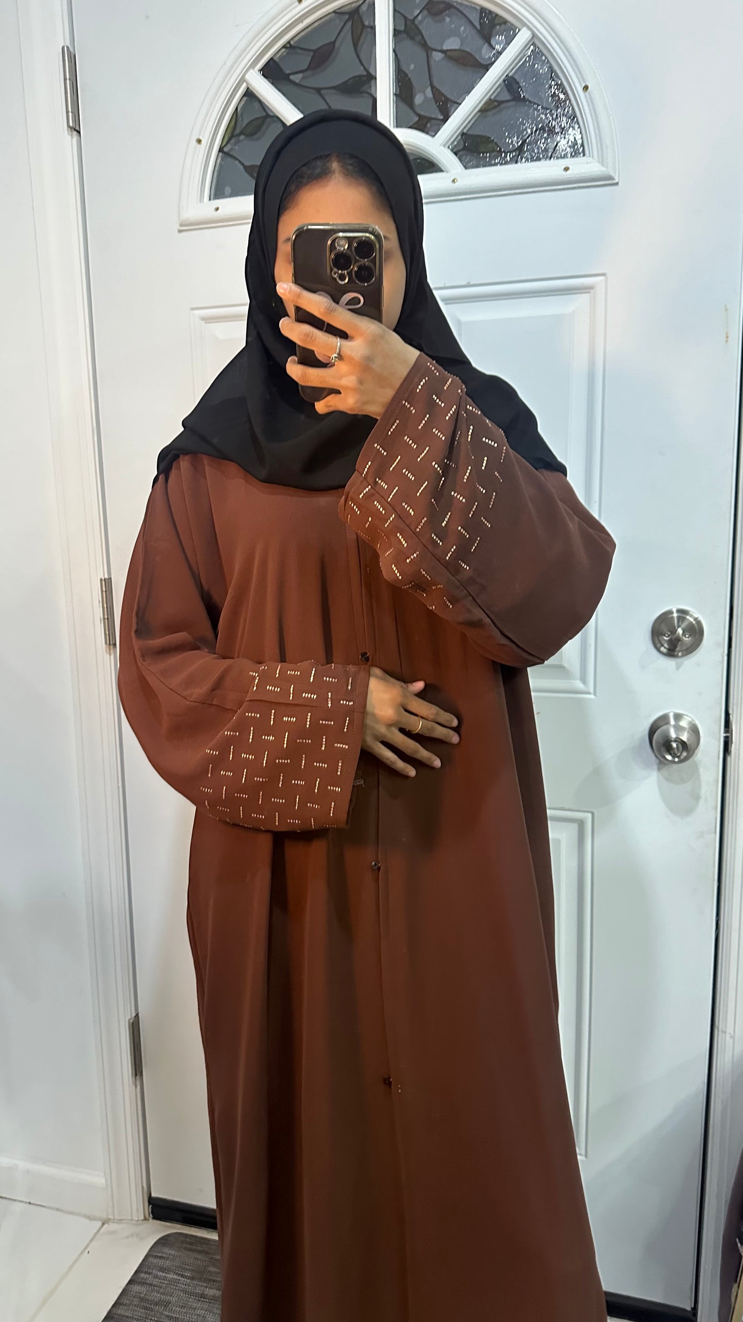 $35 brown abaya