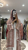 Pashmina Abaya with Stone