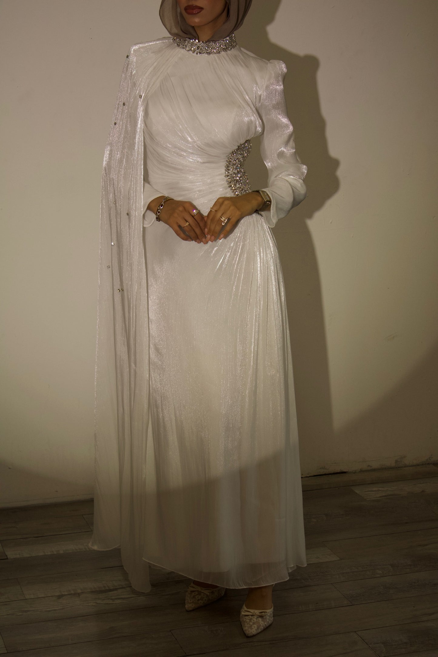 Celestine Dress – White
