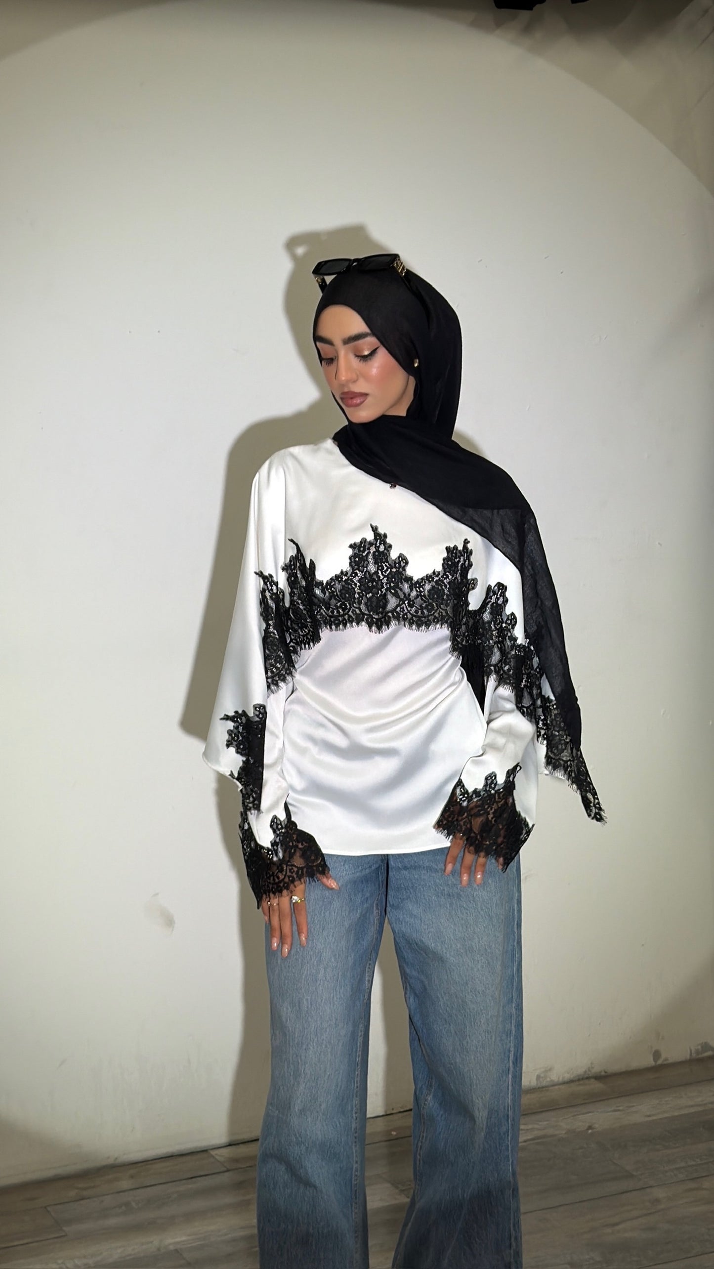 Seraphina Lace Top - White