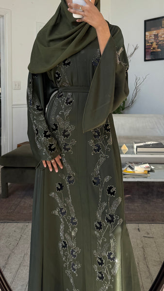Green abaya