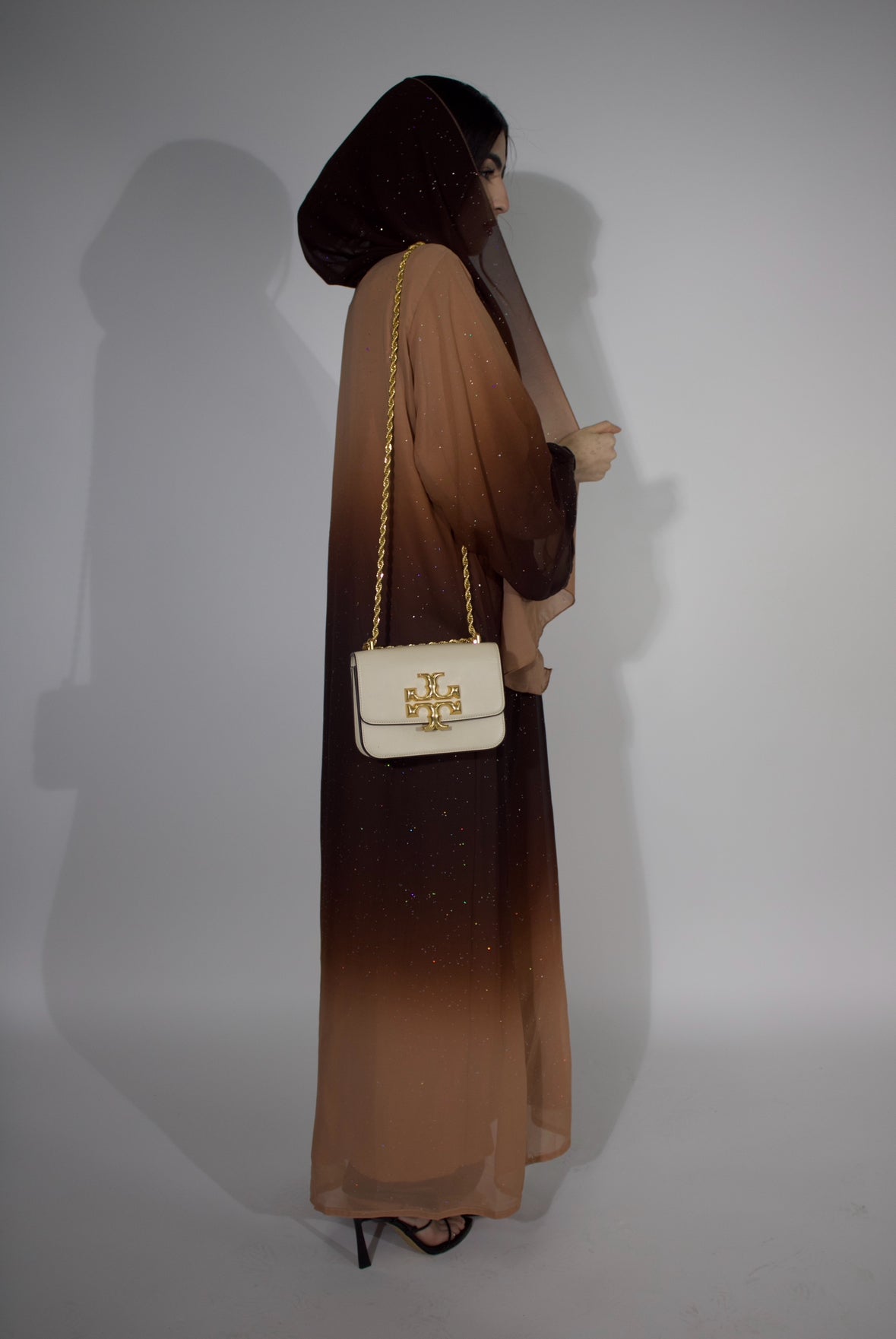 Ombré abaya (brown)