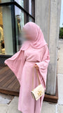 Butterfly Abaya (baby pink)