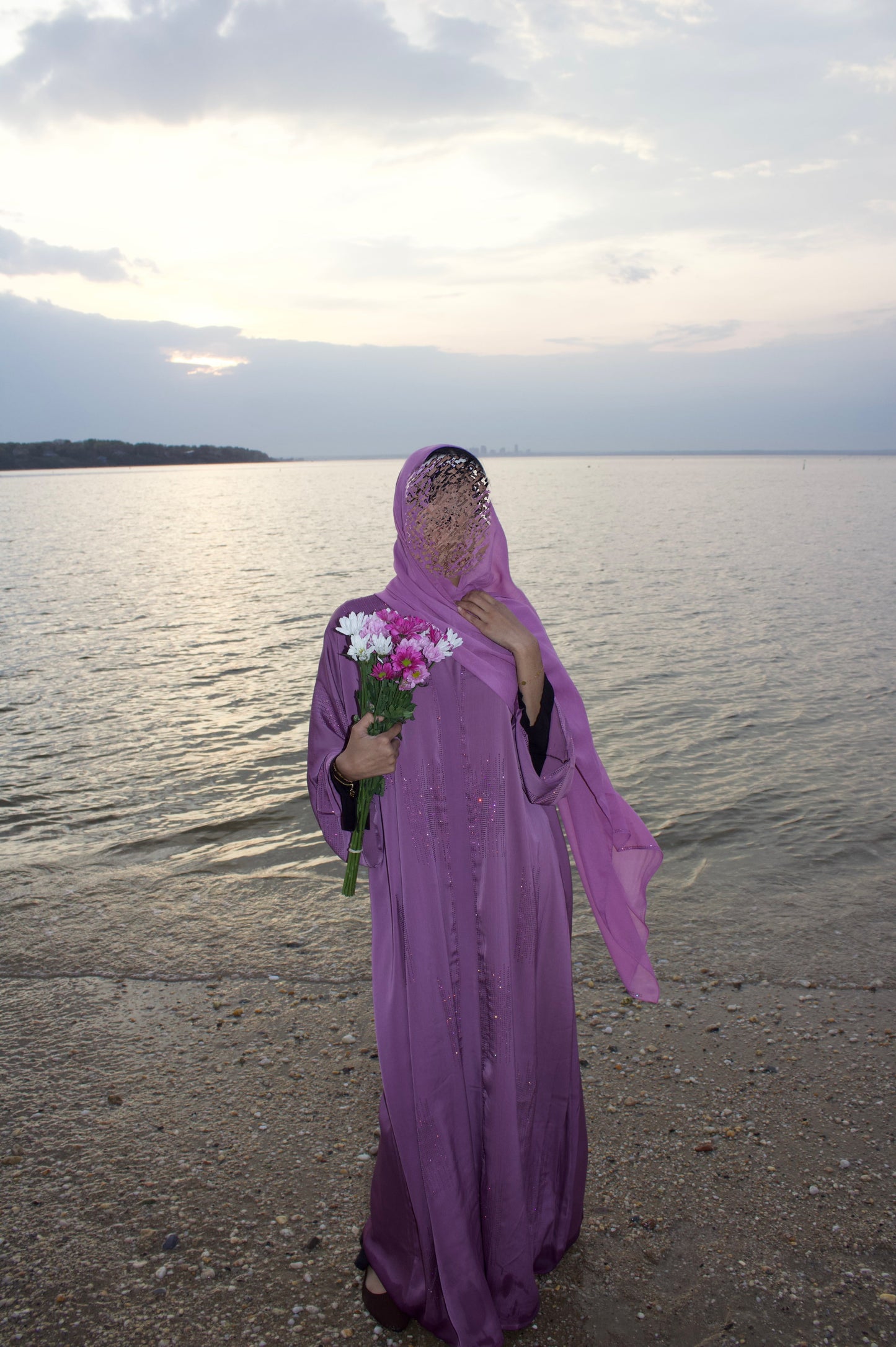 Sayfa Abaya in Purple