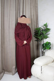 Jahara Abaya in maroon