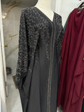 Butterfly Abaya Black