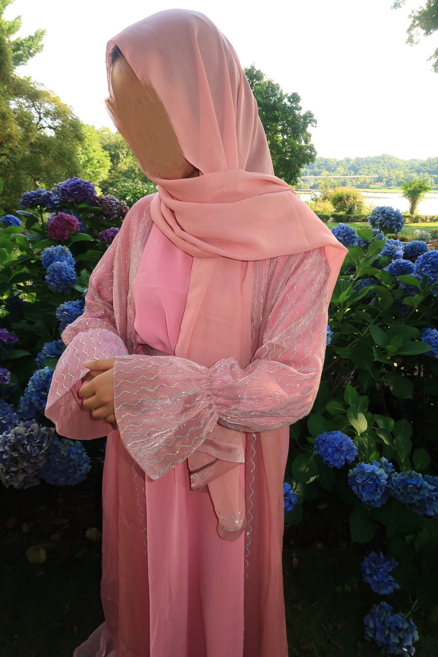 Asiya Abaya in Pink