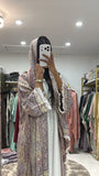 Pashmina Abaya with Stone