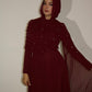 Amira Dress - Maroon