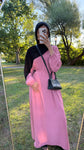 Slip dress peach pink