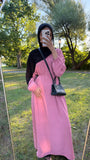 Slip dress peach pink