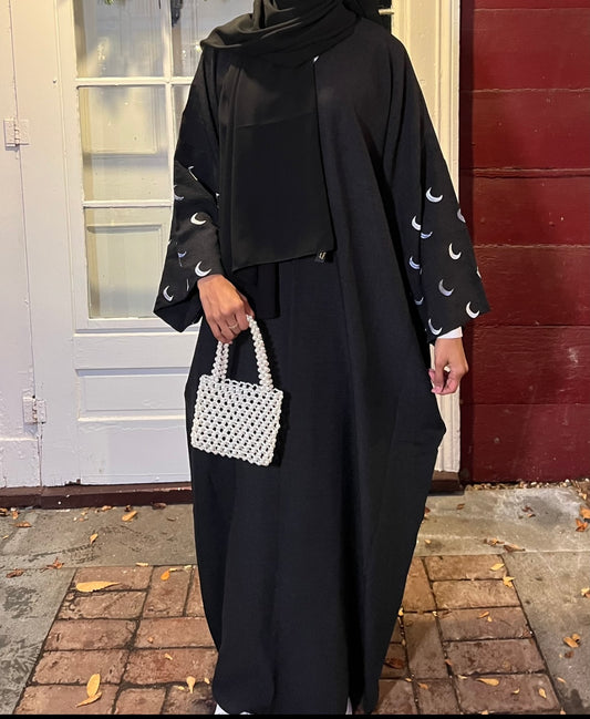 Black Hilal Abaya