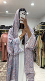 Pashmina Abaya with Stone