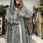 Pashmina Abaya with Stone