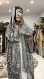 Pashmina Abaya with Stone