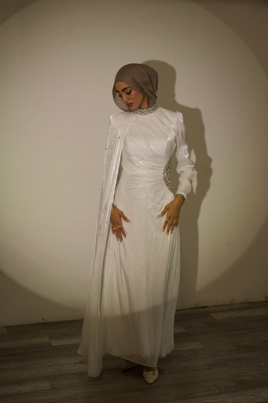 Celestine Dress – White
