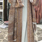 Pashmina Abaya with Stone
