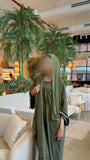 Nazeera نذيرة in Olive green