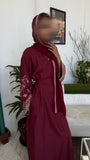 Maroon Linen