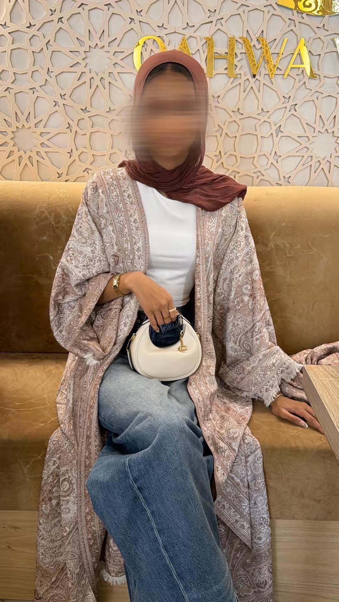 Pashmina Abaya WITHOUT Stone