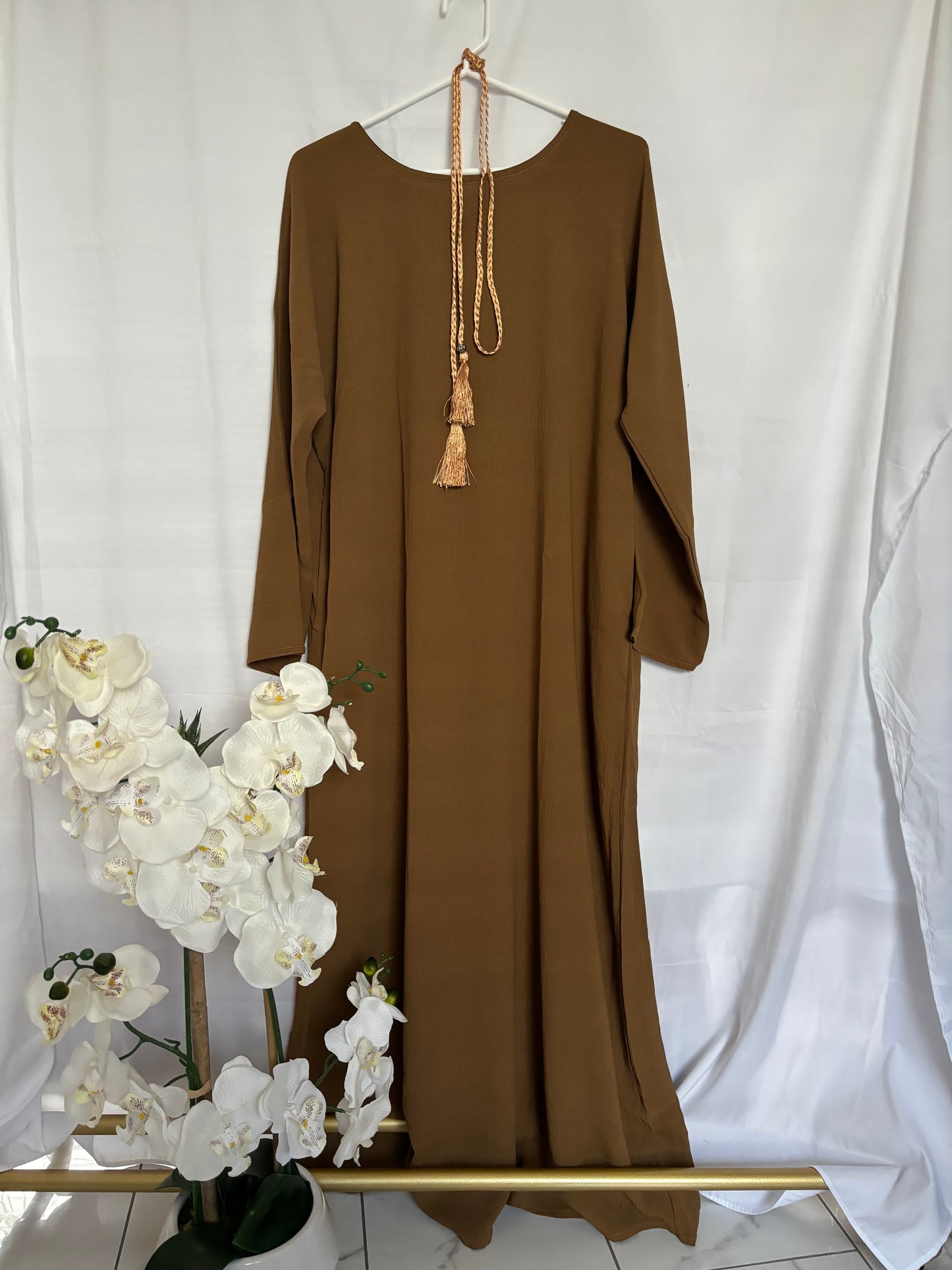 Coffee Brown Slip Dress