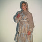 Elara Dress - Blue Marble