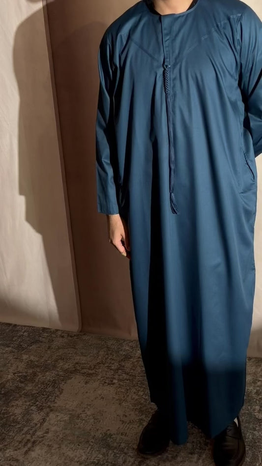 Emirati Thobe (bright blue  )